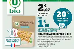 U Express U Graines aperitives offre