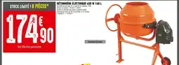 Batkor Bétonnière électrique 650 W 160 L offre