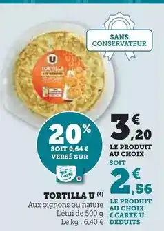 Hyper U U - tortilla offre