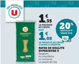 Hyper U U - pates de qualite superieure offre