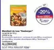 Monoprix Seeberger - mendiant de luxe offre