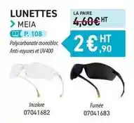 Loxam Lunettes meia offre