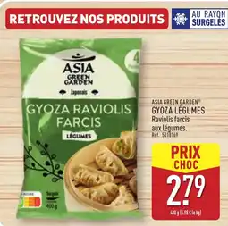 ALDI ASIA GREEN GARDEN Gyoza légumes offre