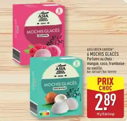 ALDI ASIA GREEN GARDEN 6 mochis glacés offre