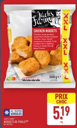 ALDI JACK'S FARM Nuggets de poulet offre
