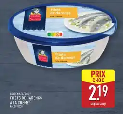 ALDI GOLDEN SEAFOOD Filets de harengs à la crème offre