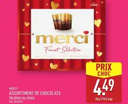 ALDI MERCI Assortiment de chocolats offre