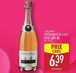 ALDI J.BLESSING Crémant d'alsace rosé aop offre