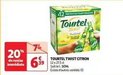 Auchan Tourtel twist - citron offre
