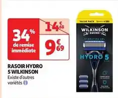 Auchan Wilkinson - rasoir hydro 5 offre