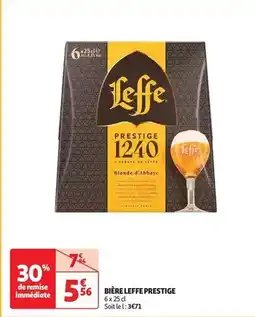 Auchan Leffe - bière prestige offre