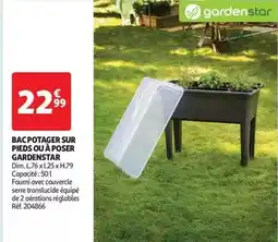 Auchan Gardenstar - bacpotager sur pieds ou à poser offre