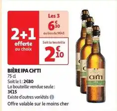 Auchan Ch'ti - bière ipa offre