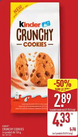 ALDI KINDER Crunchy cookies offre