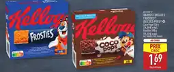 ALDI KELLOGG'S Barres céréales frosties ou coco pops offre