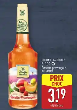 ALDI MOULIN DE VALDONNE Sirop offre