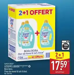 ALDI SUPER CROIX Lessive liquide offre