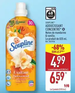 ALDI SOUPLINE Adoucissant concentré offre