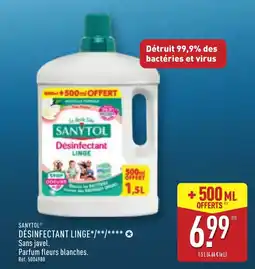 ALDI SANYTOL Désinfectant linge offre