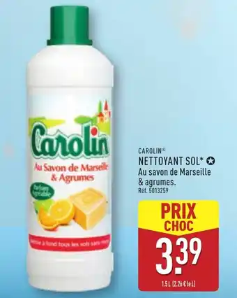 ALDI CAROLIN Nettoyant sol offre
