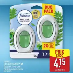 ALDI FEBREZE Désodorisant offre