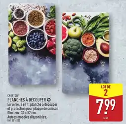 ALDI CROFTON Planches à découper offre
