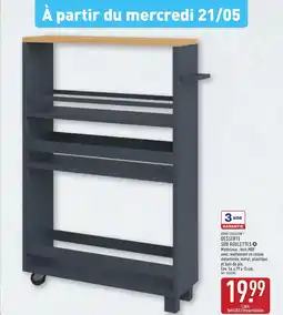 ALDI HOME CREATION Desserte sur roulettes offre