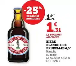 Bi1 Biere blanche 4,5° offre