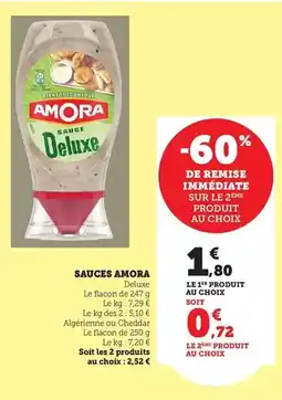 Bi1 Amora - sauces offre