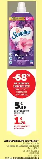 Bi1 Soupline - assouplissant offre