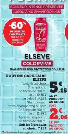 Bi1 Elsève - routine capillaire offre