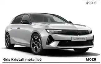 Opel Astra - gris kristall métallisé offre