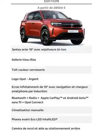 Opel - jantes acier 16 avec enjollveurs bi-ton