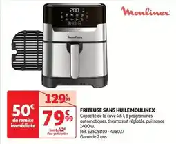 Auchan Moulinex - friteuse sans huile offre