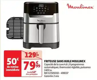 Auchan Moulinex - friteuse sans huile offre