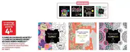 Auchan Livres de coloriages achetés livre de coloriages offre