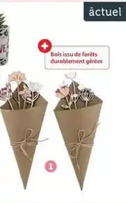 Auchan Actuel - bouquet de fleurs offre