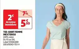 Auchan Inextenso - tee-shirt femme offre