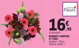 E.Leclerc Bouquet composé 23 tiges offre