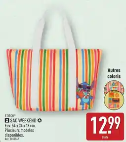 ALDI STITCH Sac weekend offre