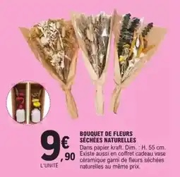 E.Leclerc Kraft - bouquet de fleurs séchées naturelles offre