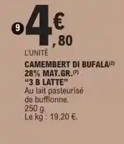 E.Leclerc Dim - salon de jardin 4 pieces offre
