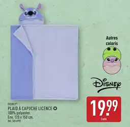 ALDI DISNEY Plaid à capuche licence offre