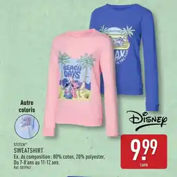 ALDI STITCH Sweatshirt offre