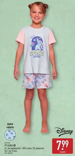 ALDI STITCH Pyjama offre