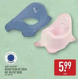 ALDI HOME CREATION Réducteur de siège wc ou pot bébé offre