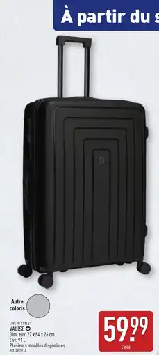 ALDI LIVE IN STYLE Valise offre