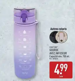 ALDI CROFTON Gourde avec infuseur offre