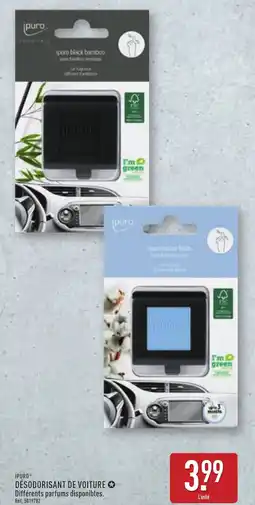 ALDI IPURO Désodorisant de voiture offre