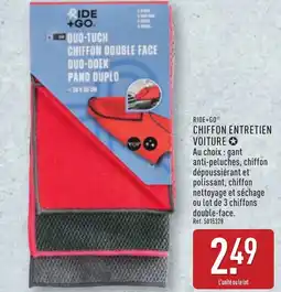 ALDI RIDE+GO Chiffon entretien voiture offre